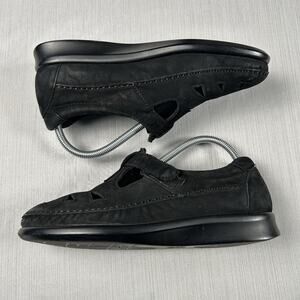 SAS Tripad Roamer Mary Jane Women’s Size 8 Black Suede Casual Shoes